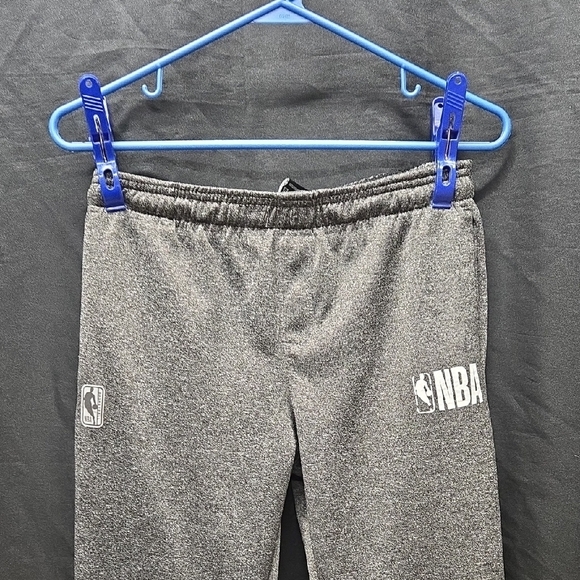 NBA Gray Jogger Sweatpants Classic Comfort - Picture 5 of 9